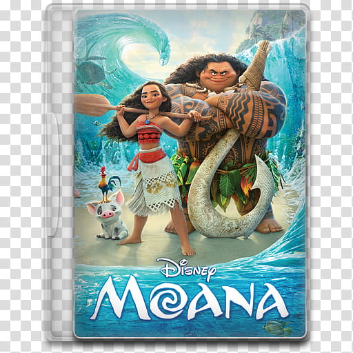 Movie Icon , Moana, Disney Moana DVD case transparent background PNG clipart