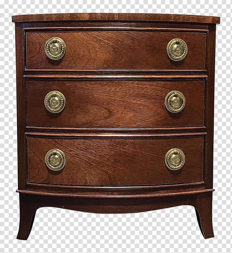 drawer chest of drawers furniture nightstand hardwood, Watercolor, Paint, Wet Ink, Dresser, Wood Stain, Brown, Varnish transparent background PNG clipart