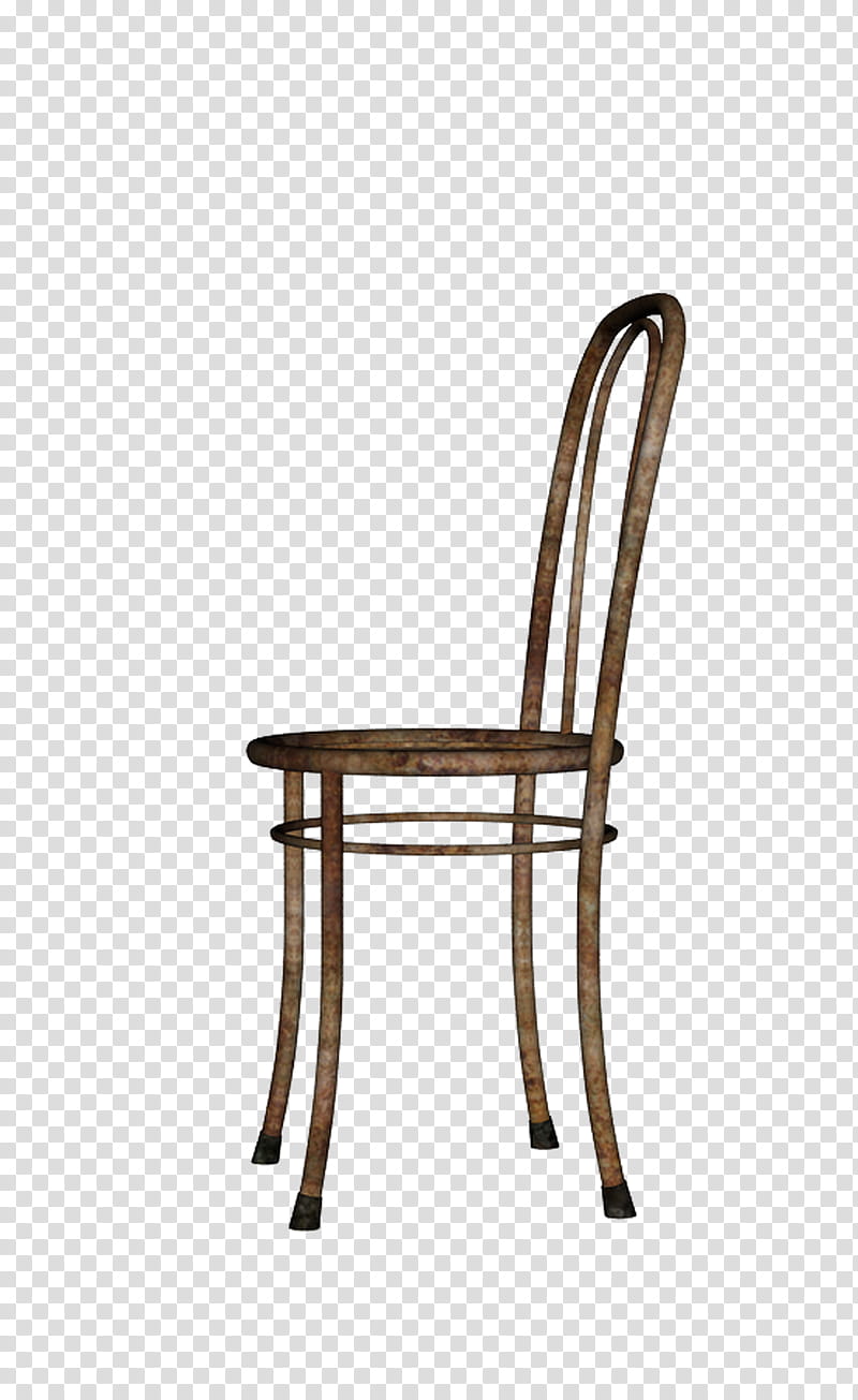 Rusty Old Chair Furtniture, brown metal chair transparent background PNG clipart