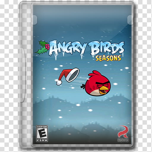 Game Icons , Angry-Birds-Seasons, Angry Birds seasons disc case transparent background PNG clipart