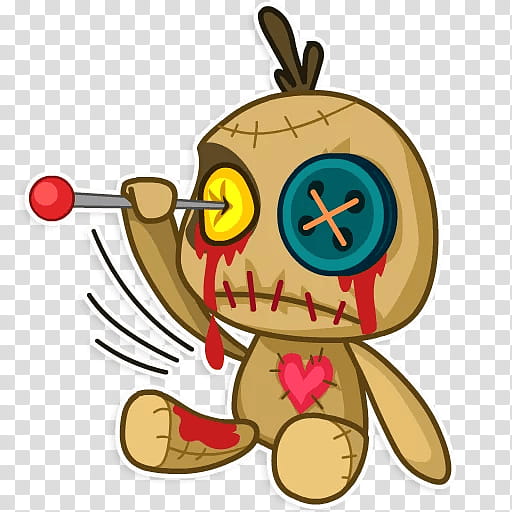 Voodoo doll' Sticker