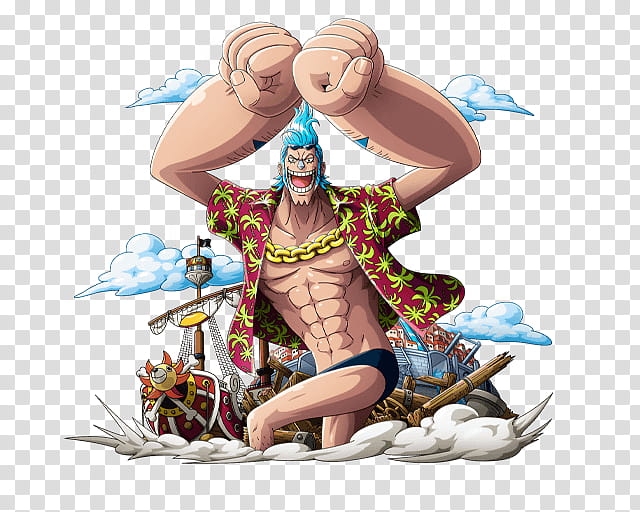 FRANKY, One Piece character transparent background PNG clipart