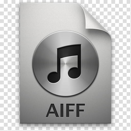 iTunes Metal Icons, iTunes aiff transparent background PNG clipart