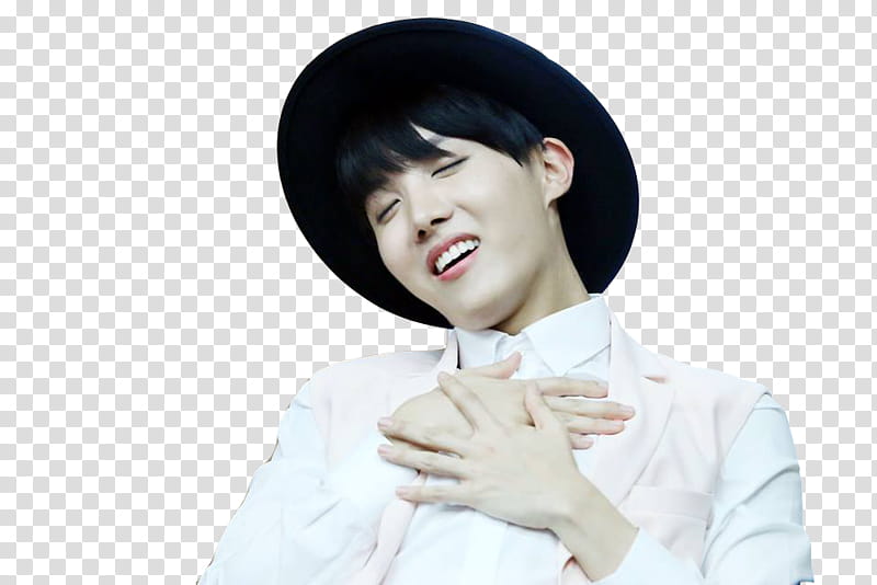 JHOPE BTS, man holding his chest transparent background PNG clipart