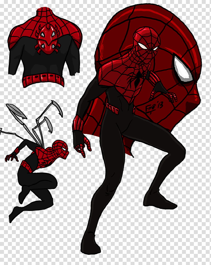 Anime Spider Man transparent background PNG clipart