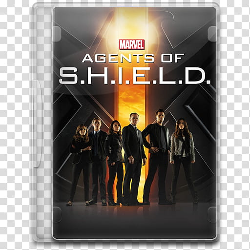 TV Show Icon , Agents of SHIELD, Marvel Agents of S.H.I.E.L.D DVD cover inside case transparent background PNG clipart
