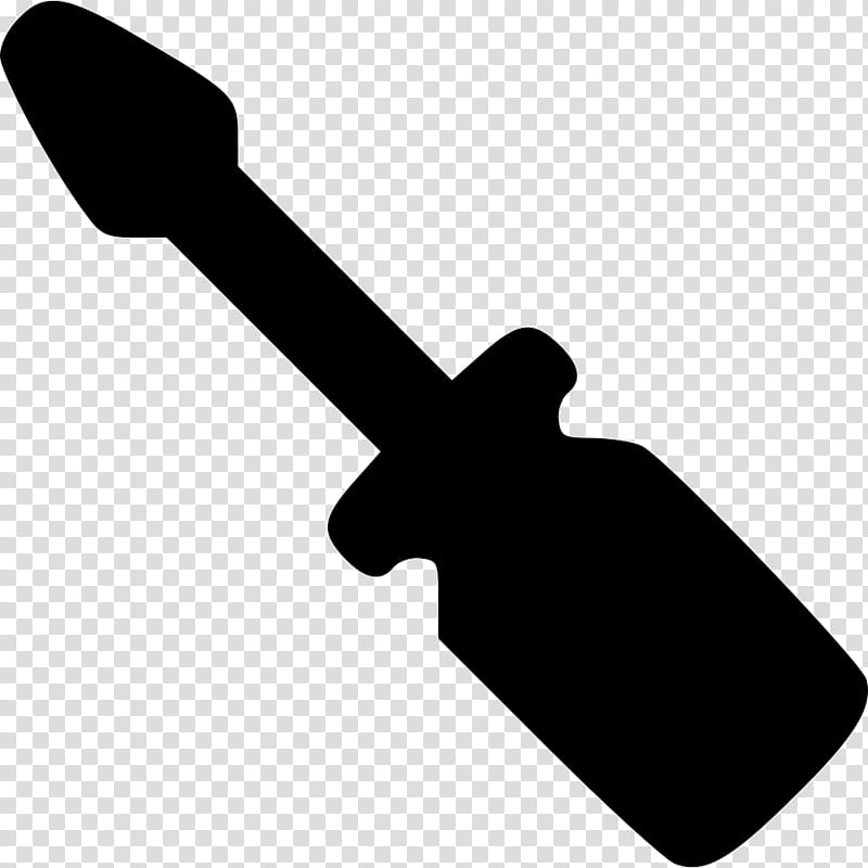 Screwdriver Black And White, Tool, Spanners, Silhouette, Drill, Akkuwerkzeug, Black And White
, Line transparent background PNG clipart