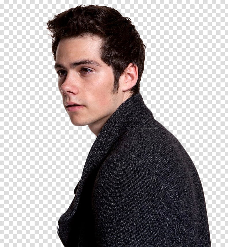 DYLAN O BRIEN, man wearing black coat transparent background PNG clipart