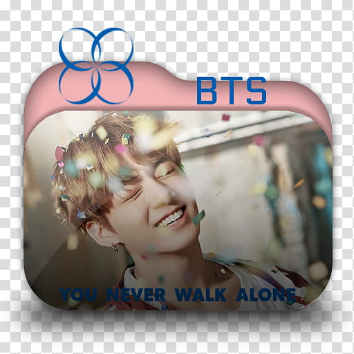 BTS Folder Icons YOU NEVER WALK ALONE by emosasa, JUNGKOOK  transparent background PNG clipart