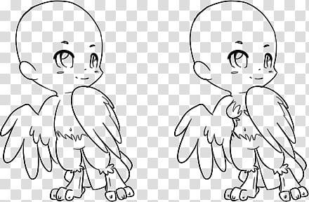 Free  Use Harpy Bases, boy with wings illustration transparent background PNG clipart