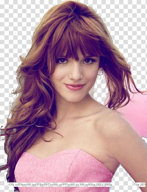 Bella Thorne con globos transparent background PNG clipart