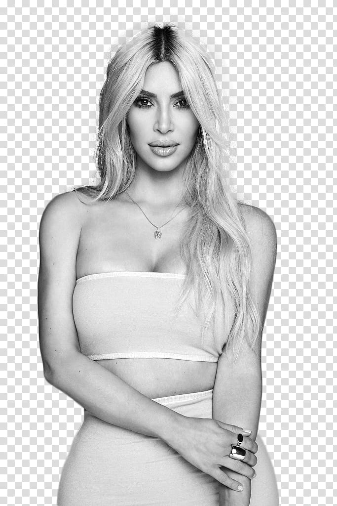 ft Kim Kardashian West transparent background PNG clipart