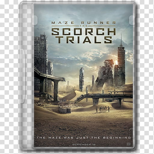 Maze Runner The Scorch Trial  Folder Icons, dvdcover transparent background PNG clipart