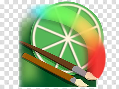 Easy Paint Tool Sai Logo Green And Brown Painting Palette And