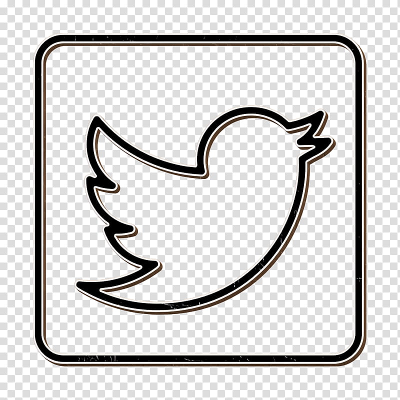bird icon logo icon social icon, Social Media Icon, Tweet Icon, Twitter Icon, Line Art, Symbol transparent background PNG clipart