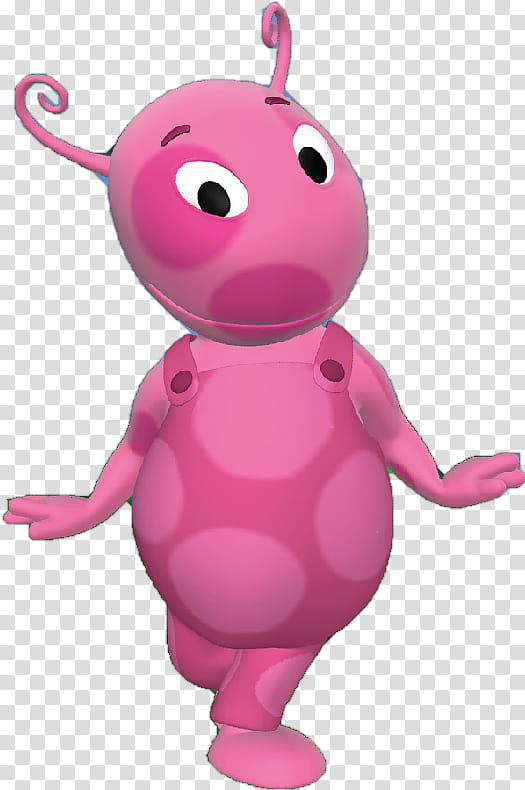 Backyardigans revised, pink Backyardigans illustration transparent background PNG clipart