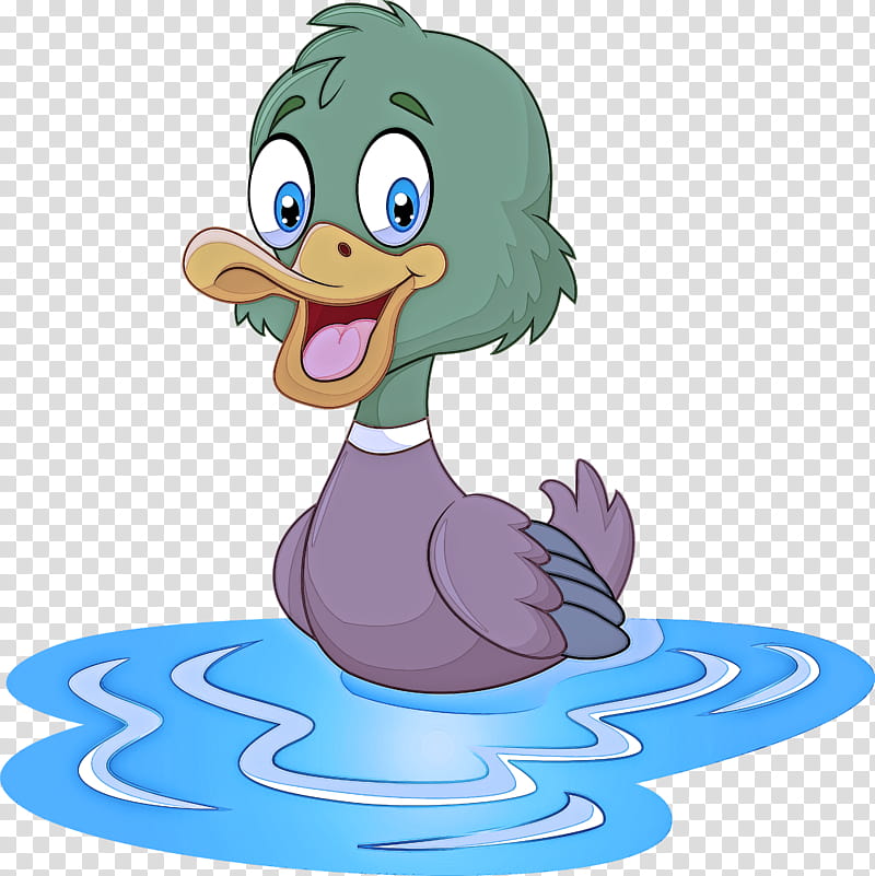 duck cartoon bird ducks, geese and swans water bird, Ducks Geese And Swans, Beak, Waterfowl, Animation transparent background PNG clipart