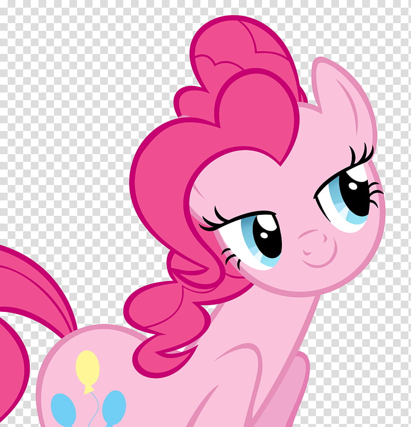 Flirty Pinkie Cropped, pink unicorn illustration transparent background PNG clipart