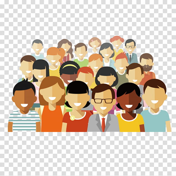 people social group crowd team community, Cartoon, Youth, Class transparent background PNG clipart