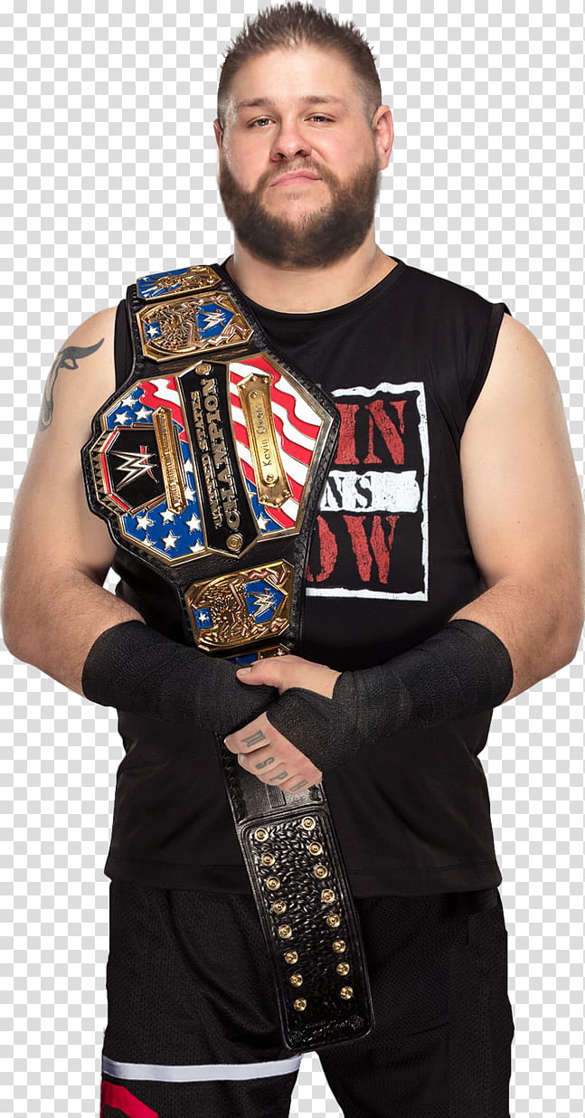 Kevin Owens US Champion  W Beard NEW transparent background PNG clipart