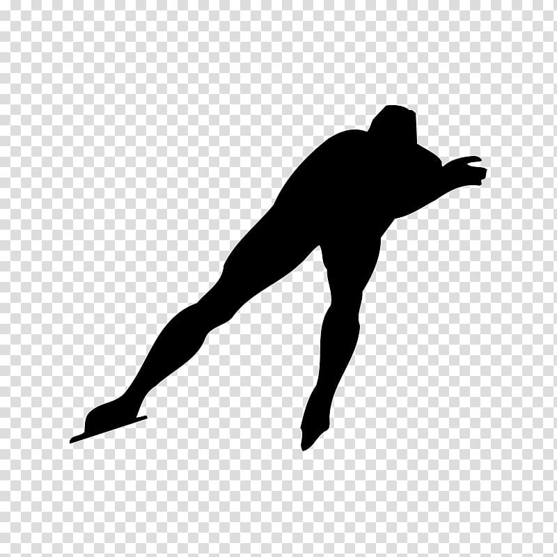 speed skater silhouette