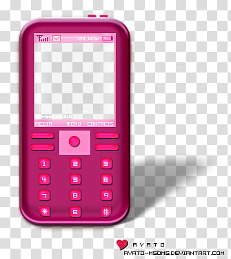 Mobiles Ayato, pink smartphone transparent background PNG clipart