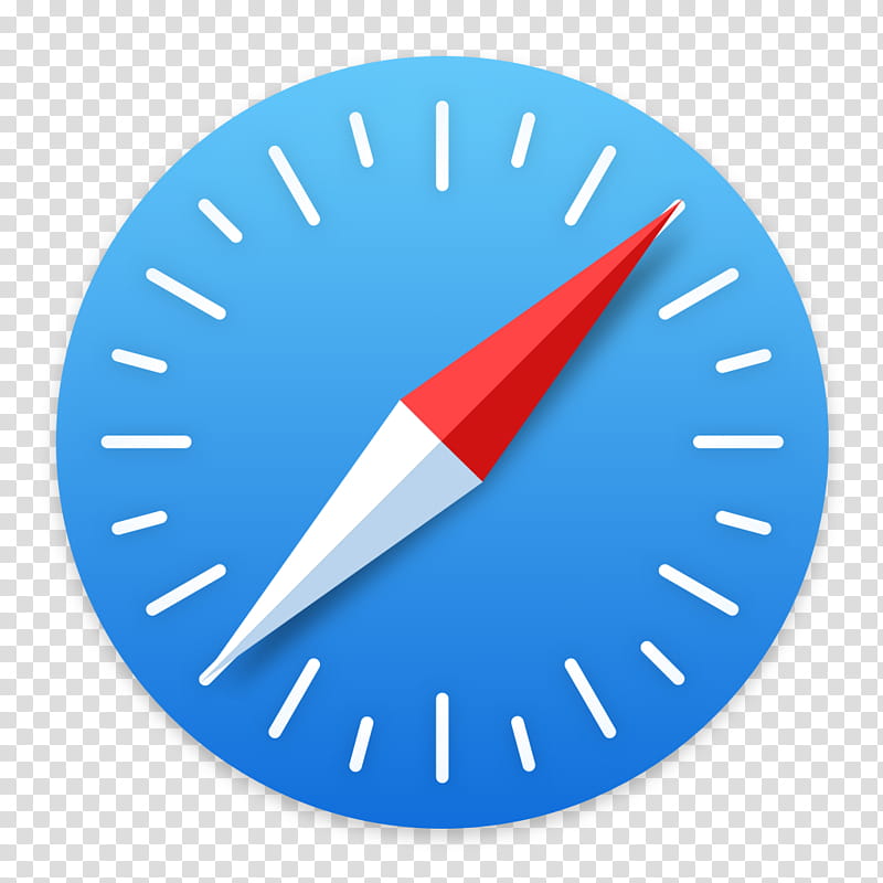 Clay OS  A macOS Icon, Safari, red, blue, and white compass icon transparent background PNG clipart