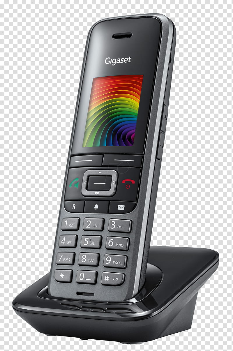 Telephone, Gigaset Communications, Gigaset Cl660, Cordless Telephone, Handset, Mobile Phones, Universal Handset Hardwareelectronic, Voice Over IP, Feature Phone transparent background PNG clipart