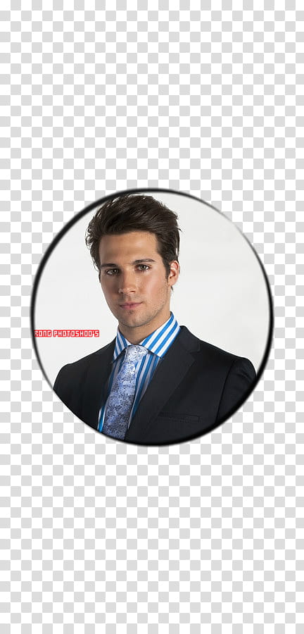 Circulos De BTR, man wearing black suit jacket and blue and white striped sport shirt transparent background PNG clipart