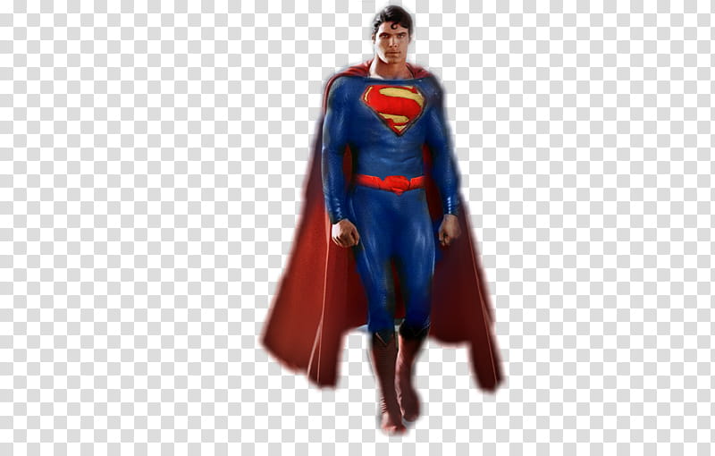 Christopher Reeve Superman Rebirth Render transparent background PNG clipart