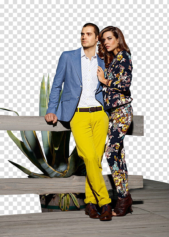 Henry Cavill and Clara Alonso manip transparent background PNG clipart