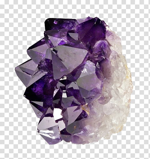 purple geode stone transparent background PNG clipart