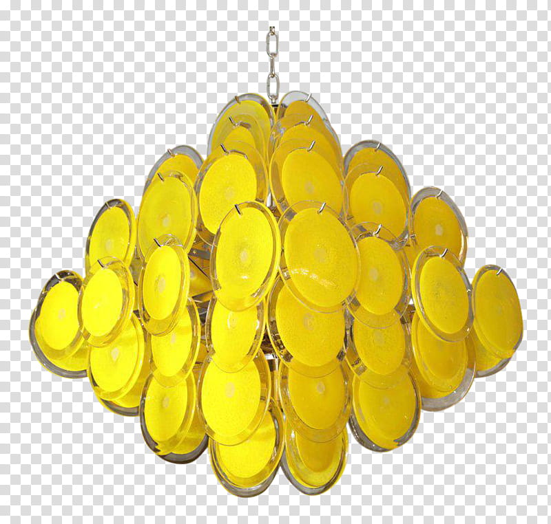 Chandelier Pendant light Antique DECASO INC Lighting, Murano, Light Fixture, Furniture, Yellow, Venetian Glass, Midcentury Modern, Society transparent background PNG clipart