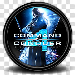 Games , Command and Conquer in round frame transparent background PNG clipart