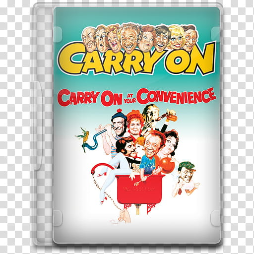 Movie Icon Mega , Carry on at Your Convenience, Carry On at Your Convenience DVD case icon transparent background PNG clipart