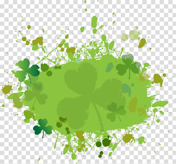 Green Background Ribbon, Ink, Leaf, Flora, Shamrock, Circle, Grass, Tree transparent background PNG clipart