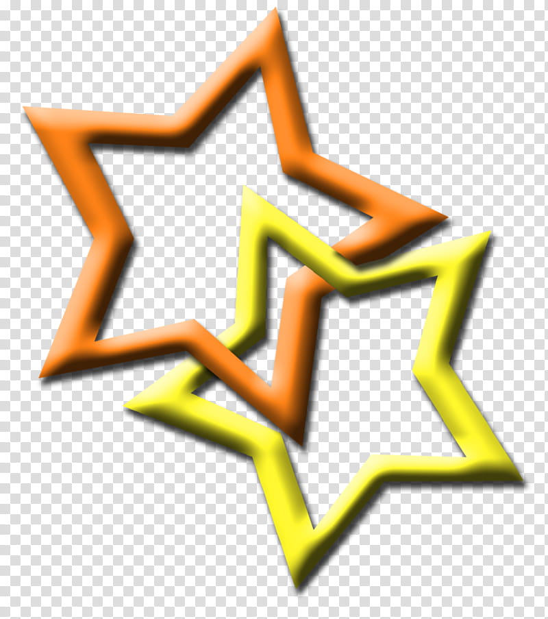 Hearts and Stars s, orange and yellow star illustration transparent background PNG clipart