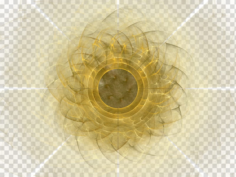 Fractal n , yellow and yellow flower transparent background PNG clipart