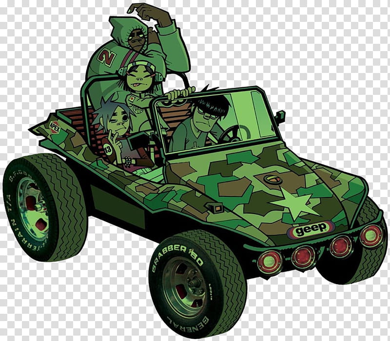 Gorillaz FU transparent background PNG clipart