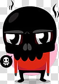 Skullington Facebook Sticker transparent background PNG clipart