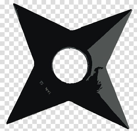 Shuriken, black throwing shuriken transparent background PNG clipart