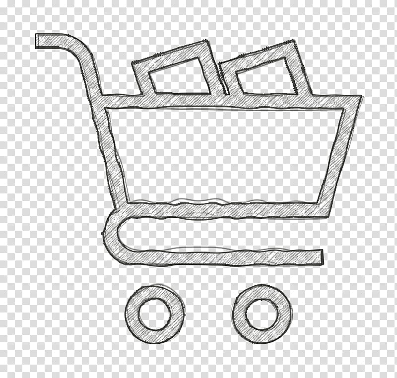 Supermarket icon Shopping cart icon Business and trade icon, Auto Part, Vehicle, Line Art transparent background PNG clipart