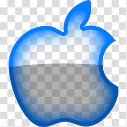 Icon Neoni Blue, apple transparent background PNG clipart