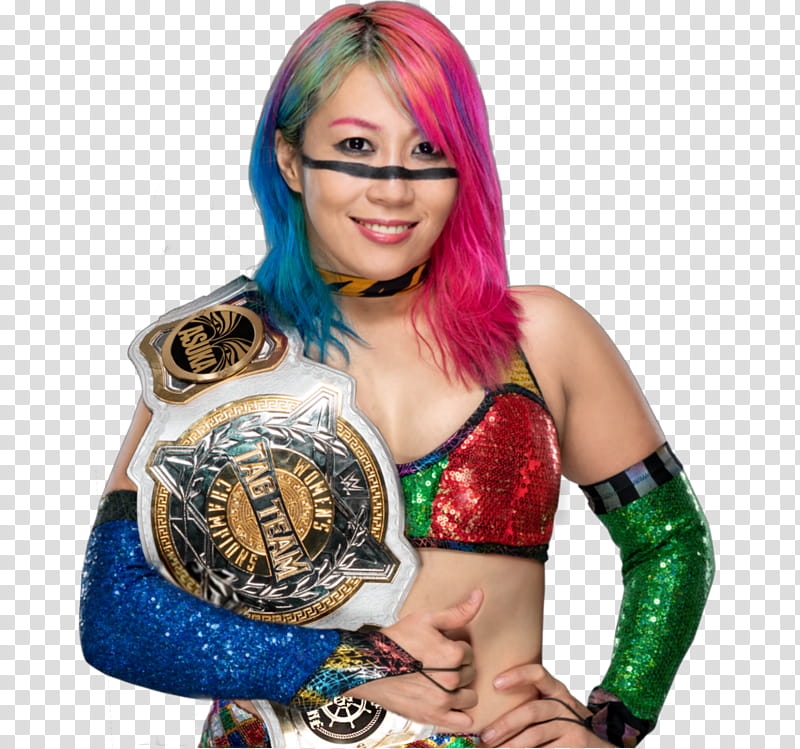 ASUKA WOMEN&#;S TAG TEAM CHAMPION transparent background PNG clipart