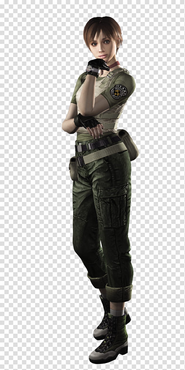 Rebecca Chambers, Professional Render, female video game character transparent background PNG clipart