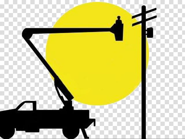 Electricity, Aerial Work Platform, Pickup Truck, Lineworker, Utility Pole, Crane transparent background PNG clipart