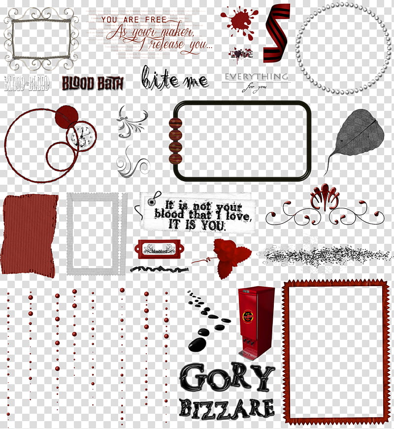 True Blood Vampire Word Art Clear Cut , assorted decals illustration transparent background PNG clipart