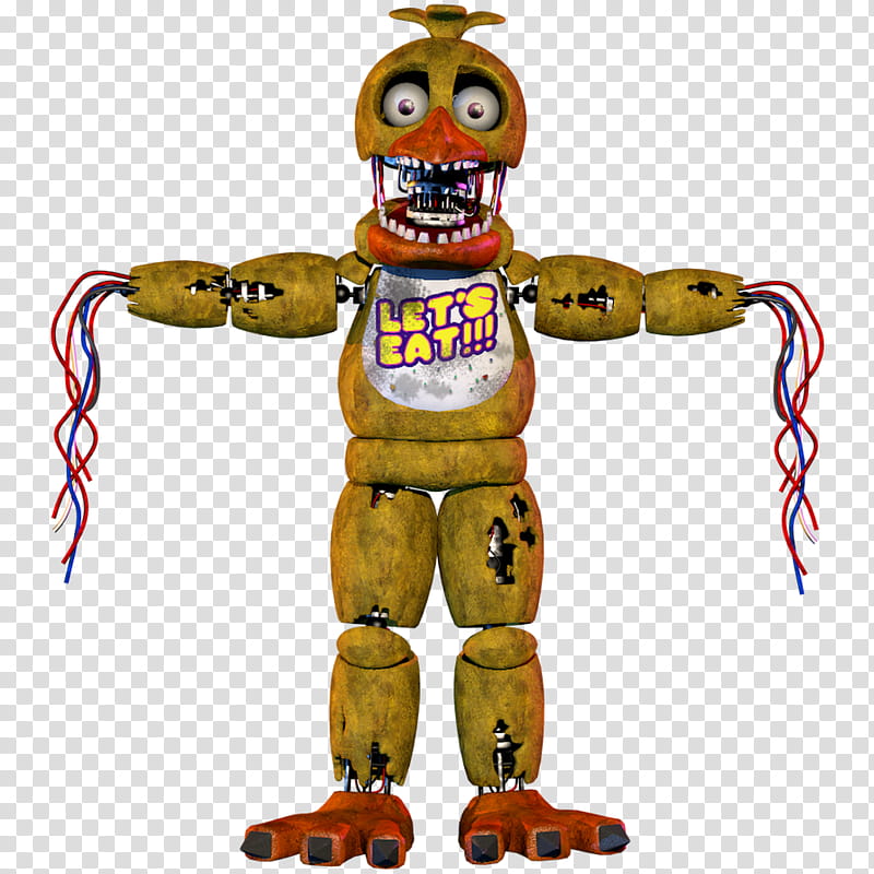 Withered freddy v transparent background PNG clipart