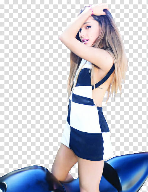 Ariana Grande Motorbike shoot transparent background PNG clipart