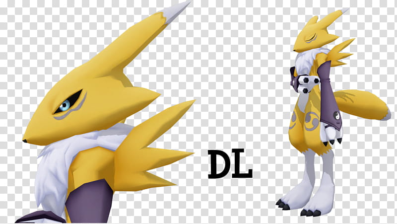 (MMD/Digimon), Renamon Model DL, Pokemon character transparent background PNG clipart